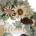 thumbnail image 4 of Green Leaves Wreath w/ Welcome Sign, 4 of 6