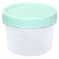 thumbnail image 4 of 1 Pc Plastic Containers with Lid Deli Food Containers Small Tupperware Containers with Lids Reusable Freezer Container Food Storage Container for Snack Salad Fruit, Green 200ml, 4 of 8
