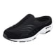 thumbnail image 1 of Zapatos Easy Spirit Traveltime - Zueco para mujer, gamuza blanca y negra, 1 of 1