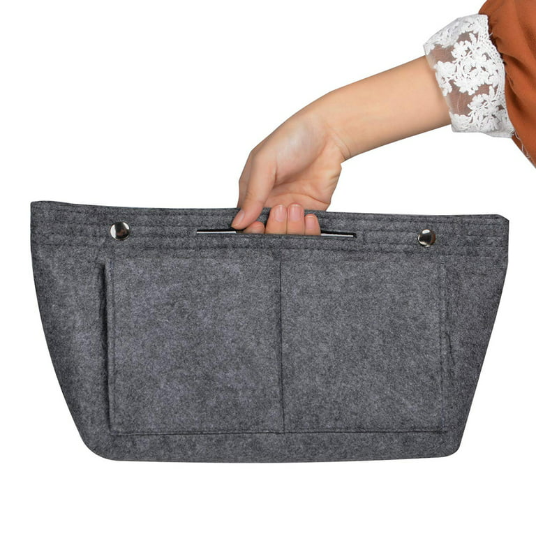 Felt Insert Bag Fits For Handbag Liner Bag Felt Cloth Makeup Bag