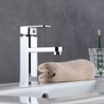 thumbnail image 4 of Ruibeauty Mono Basin Tap Mixer Square Bathroom Bath Modern Filler Sink Taps, 4 of 6