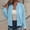 #282_Blue, variant on Women Bomber Jacket Lightweight Womens Regular Fit Zip Up Jacket Long Sleeve Polyester Spandex Waffle Knit Solid Outerwear Green S Gift