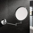 thumbnail image 6 of Wall Mirror, Wall-Mounted Makeup Mirror Metal Round 10X Magnified Wall-Mounted 8-inch Makeup Mirror Bathroom Folding Mirror, 6 of 7