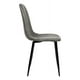thumbnail image 4 of Set 4 sillas Modernas Houzer juego comedor Cocina Suede Gamuza gris, 4 of 8