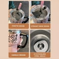 thumbnail image 6 of Insulation Cup Large Capacity 2024 New Men and Women High Value Coffee Cup Simple Portable Water Cup With Handle Stainless Steel Thermos Cup*1 Clearance!, 6 of 9