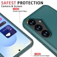 thumbnail image 5 of Diverbox Heavy Duty Case for Samsung Galaxy S25, Shockproof Protective Phone Cover with Camera Control Button and Screen Protector - Dark Green, 5 of 7