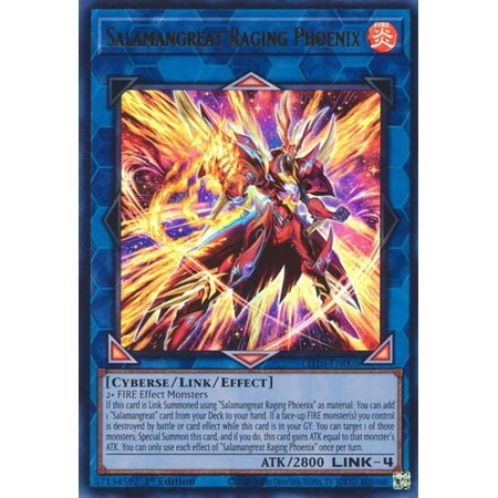 YuGiOh Legendary Duelists: Soulburning Volcano Ultra Rare Salamangreat Raging Phoenix LD10-EN005