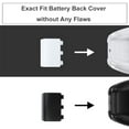 thumbnail image 3 of Battery Cover for Xbox Series X, for Xbox Series S Controller, Replacement Battery Back Door Lid Batteries Caps Shell Repair for Xbox Core Controller(2 Black + 2 White) (Black,White), 3 of 5