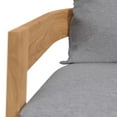 thumbnail image 6 of Brisbane 3-Piece Teak Wood Outdoor Patio Set Natural Gray EEI-5835-NAT-GRY, 6 of 12