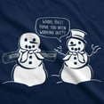 thumbnail image 2 of Mens Whoa Bill Have You Been Working Out T Shirt Funny Christmas Snowman Tee Graphic Tees, 2 of 9