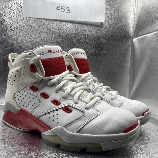 Ni - ke Ni - ke Air Jordan Retro Size 8.5 White Red DC7330-106