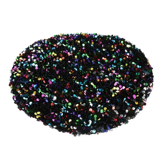 Homoyoyo Sequined Hat Bling Beret for Women 1Pack Comfortable Foldable Travel Vacation