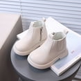 thumbnail image 5 of YLYL Girls Ankle Boots Kids Comfortable Slip on Lug Sole Chelsea Booties for Toddler Little Kid Big Kids, 5 of 6
