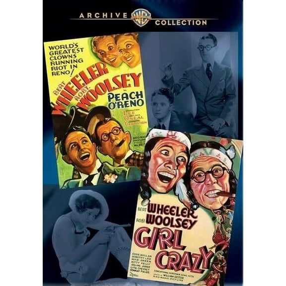 Wheeler and Woolsey Double Feature:Peach O'Reno / Girl Crazy (DVD), Warner Archives, Comedy