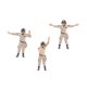 thumbnail image 5 of Figuras de Diorama a escala 1/64, 3 piezas, personajes, pilotos, Hobby, escena en miniatura pintada a mano para decoración de casa de muñecas, modelos, 5 of 9
