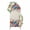 Red Blue Beige Green, variant on 4th of July Arch Backdrop Cover 5FT, Independence Day Floral Checkered Stars Spandex Fitted Stretchy Arch Stand Covers, Round Top Chiara Backdrop Cover for Wedding Party Birthday Baby Shower