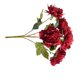thumbnail image 3 of Ramo de peonía artificial de 5 cabezas, ramo de flores de simulación, centro de mesa de oficina en casa, flor falsa, rojo Advancent HA8174-01B, 3 of 6