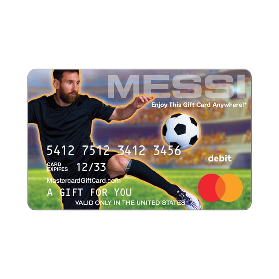 Mastercard® $20-$500 eGift Messi Stadium (Plus $6.84 Purchase Fee) [Email Delivery]