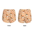 thumbnail image 3 of Balery Funny Sushi Pantalones cortos deportivos para mujer con forro y dos bolsillos, elásticos, para entrenamiento, gimnasio, yoga-XX-Large, 3 of 7