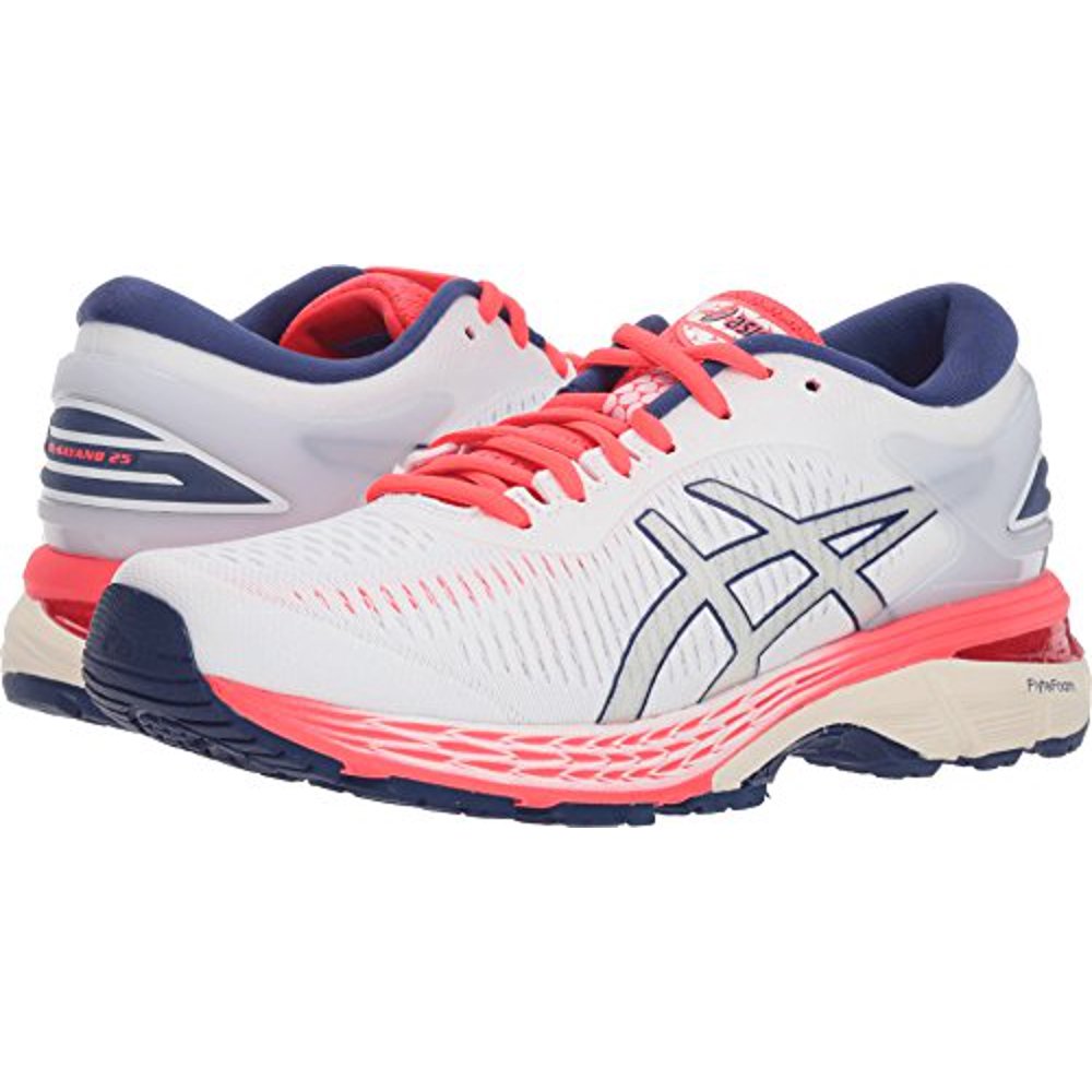 ASICS Asics Women's GelKayano 25 White / AnkleHigh Running Shoe