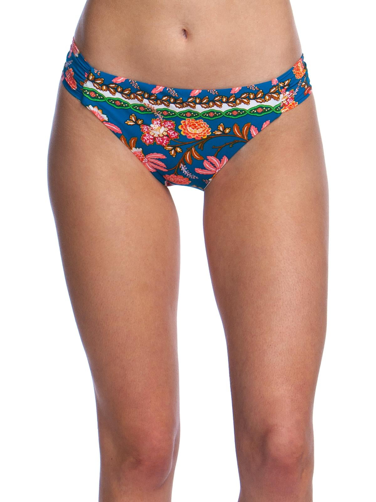 Nanette Lepore Womens Polynesian Siren Hipster Floral-Print Bikini Swim Bottom