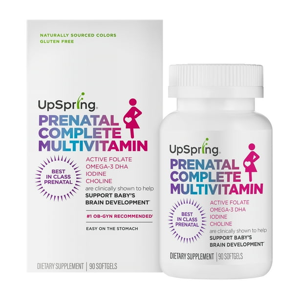 UpSpring Prenatal Complete Multivitamin for Women with Active Folate