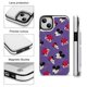 thumbnail image 3 of Funda tipo cartera de Mickey Mouse para iPhone 14 Plus con tarjetero, tapa trasera tipo libro de piel sintética con función atril, ranuras para tarjetas, cierre magnético doble, antigolpes., 3 of 6
