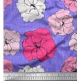 thumbnail image 1 of Soimoi Viscose Chiffon Fabric Carnation Floral Print Fabric by the Yard 42 Inch Wide, 1 of 3