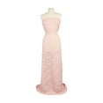 thumbnail image 2 of Zelouf Dalli Floral Glitter Lace  , Sewing, DIY, Crafts Fabric by the Yard, Delicate Peach, 20 Yard, 2 of 3