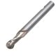 thumbnail image 1 of Wokesi 10mm Radius×20mm Shank×150mm OAL,2 Flutes,High Speed Steel Ball Nose End Mill CNC Router Adapter Bits Milling Tools (Radius 10mm), 1 of 2