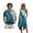 Blue Marble, variant on Blue White Palm Tree Floral Matching Sets for Beach Vacation Men's Hawaiian Shirt & Women's Sleeveless Midi Dress Hawaiian Matched Couples Summer Outfits, M