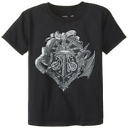 Minecraft - Heroes Crest Youth T-Shirt - Youth X-Small