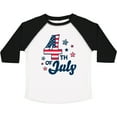 thumbnail image 3 of Inktastic 4th of July with Striped Stars Boys or Girls Toddler T-Shirt, 3 of 5