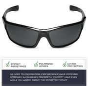 Polarized Wrap Around Sports Sunglasses for Men Women Driving Fishing Running Cycling Sun Glasses