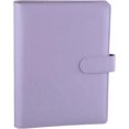 thumbnail image 1 of Cuaderno planificador KAIYANG de anillas de cuero A5 con hebilla magnética color rosa y morado, 1 of 5