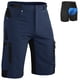 thumbnail image 1 of Pantalones cortos de bicicleta de montaña Ally 4D acolchados y holgados para ciclismo, azul marino, XXL, 1 of 9