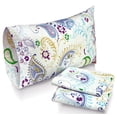 thumbnail image 1 of Sábanas de franela Tribeca Living de algodón ultrasuaves Cal King, 170 g/m², 1 of 3