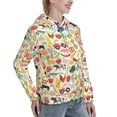 thumbnail image 6 of Daiia Farm Pattern Women's Fashion Hoodies & Sweatshirts with Kangaroo Pocket Hooded Sweatshirt with Eye-catching Drawstrings-Large, 6 of 7