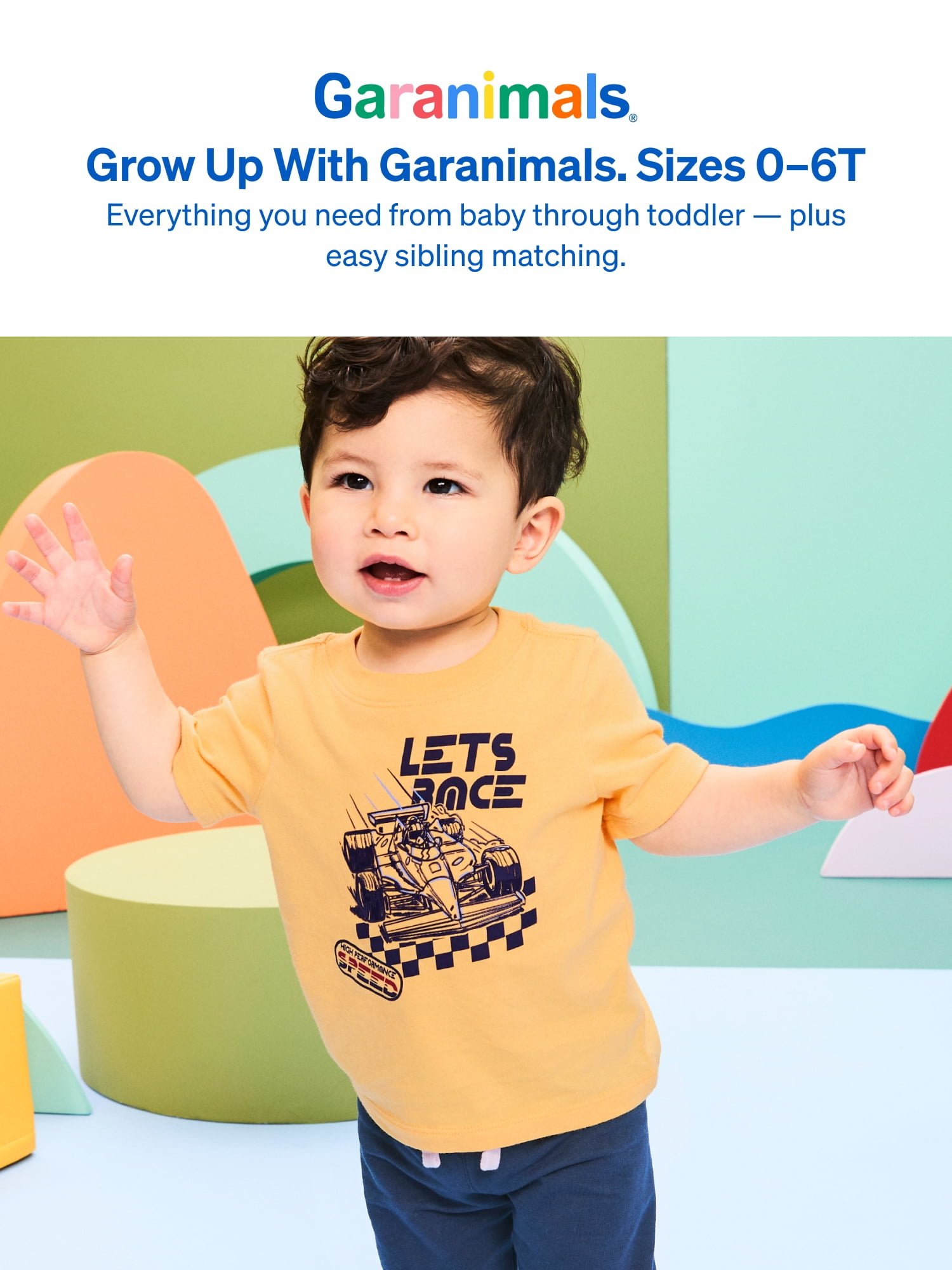 Garanimals Baby & Toddler Boys Shirts, Single & 3-Pack, Sizes 0-6T