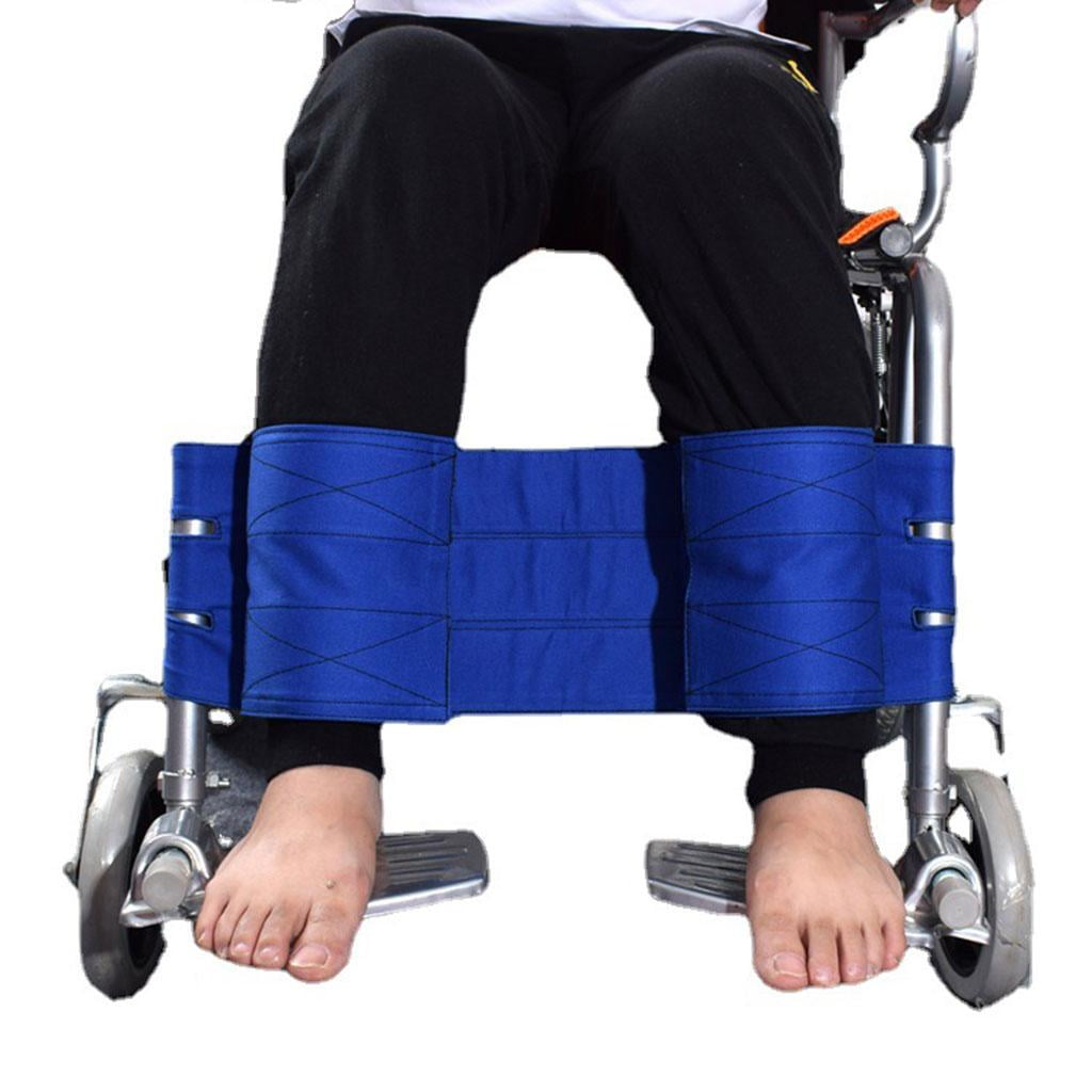 Wheelchair Footrest Leg Support Straps Non‐Slip Wheelchair Restraints Universal Size Safety