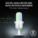 thumbnail image 5 of Micrófono USB Razer Seiren V3 Chroma RGB: Iluminación reactiva para streaming y juegos, micrófono de condensador con sensor táctil, limitador de ganancia digital y amortiguador. Compatible con PC, Dis, 5 of 5