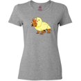 thumbnail image 3 of Inktastic Easter Duck Triceratops Women's T-Shirt, 3 of 5