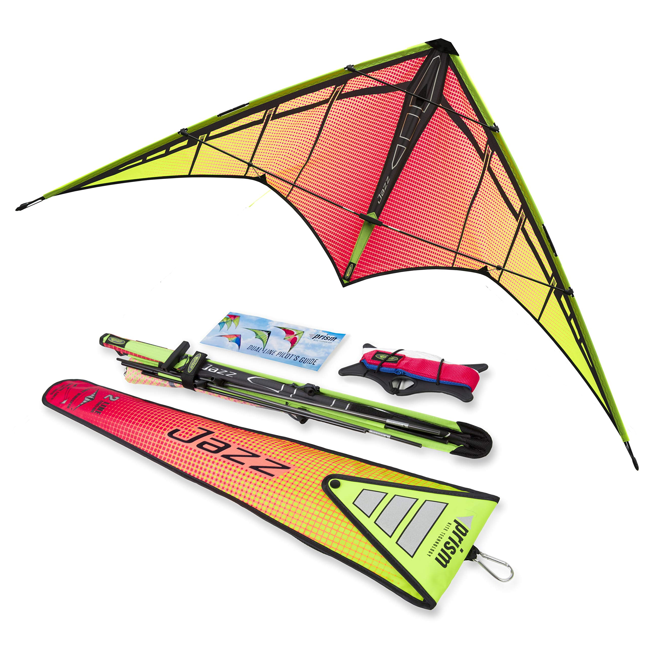 Carry Bag RipStop Nylon Stunt Kite EZ SPORT 70 Dual Control Dacron Lines 