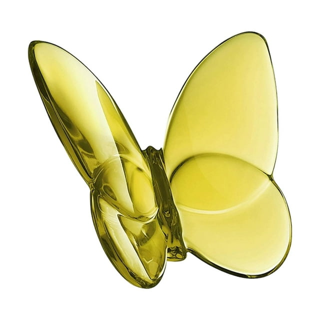 Estatua de mariposa, figura de animal, obra de arte para decoración del hogar, artesanía, colección de regalos, adorno de escultura para inauguración Amarillo