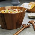 thumbnail image 4 of Anolon Pantryware 3-Piece Teak Wood Salad Serving Set, 4 of 7