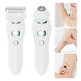 thumbnail image 2 of 2-In-1 Women Electric Shaver USB Rechargeable Waterproof Portable Travel Face Body Bikini Area Arm Leg Hair Removal Razor Epilator Trimmer, 2 of 8