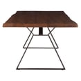 thumbnail image 3 of Acacia Wood Live Edge Dining Table in Walnut Finish (106 in. L x 42 in. W x 30.5 in. H (343 lbs.)), 3 of 5