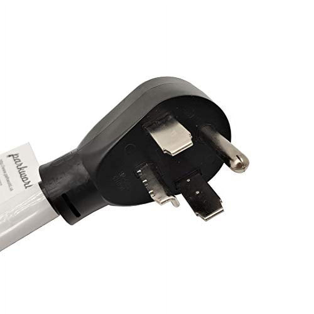 Parkworld 61476 4-Prong Dryer Splitter, NEMA 14-30P Male Plug to 14-30R & 6-20R (T-Blade Also for 6-15R) Female Receptacle (3 Feet)