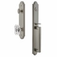 thumbnail image 4 of Grandeur Arc D Grip Dummy Handleset with Baguette Crystal Knob, 4 of 5
