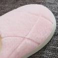 thumbnail image 4 of Bovxnpu Women's Warm Fuzzy Slippers Winter House Shoes, Women's Casual Winter Furry Strap Home Friendly Flat Slippers Comfy Soft Lightweight Indoor House Shoes, 4 of 8